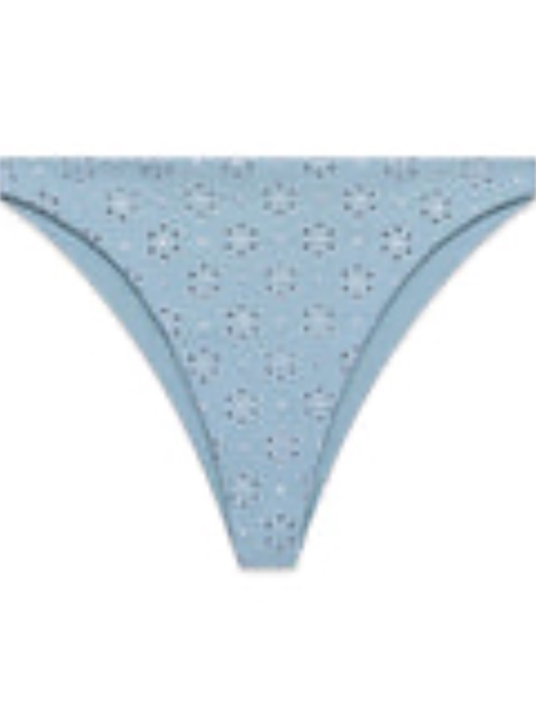 New With Tags Juillet Edie Bikini Bottom Ash Eyelet Size Medium — image 4 of 4